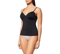 Sassa Damen Bh-shirt M. Einlage Vorgeformt Unterhemd, Schwarz (Schwarz 00500), 90C EU