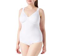 Sassa Damen Formender Body doppelt vorgeformt 00903, Einfarbig, Gr. 90D, Weiß (Weiß 00100)