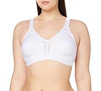 Sassa Damen Softschalen BH Soft Jacquard, Einfarbig, Gr. 100B, Weiß (Weiß 00100)