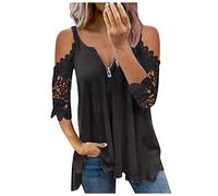 Sassy Classy Oversize Bluse elencoco Damenmode kuscheliger Pullover Damen Sommermode Damen 2021 Damen Shirt v-Ausschnitt Weihnachts Shirt Damen Langarm netzshirt schwarz Batik Pullover Damen XL XL