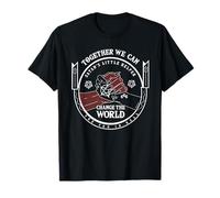 Satan's Little Helper Evil Hands Devil Satanic Pentagram 666 T-Shirt