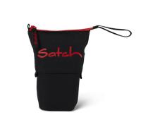 Satch Pencil Slider Federmäppchen Stiftehalter zum Stehen 3 Innenfächer Geheimfach Recycelte Materialien Fire Phantom - Schwarz
