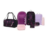 Satch Air Kollektor Edition Schulrucksack Set 8tlg. inkl. Brotdose und Trinkflasche (Mystic Night)