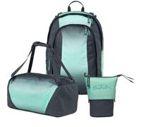 Satch Air Pencil Slider Edition Schulrucksack Set 3tlg. inkl. Sporttasche (Gradient Mint)