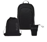 Satch Air Pencil Slider Light Edition Schulrucksack Set 3tlg. inkl. Sportbeutel (Blackjack)