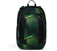 satch air ab 5. Klasse gepolstert 26L Stauraum standfest Laptopfach Seismic Green - Schwarz