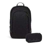 Satch Air Schulrucksack Set 2tlg. inkl. Schlamperbox (Blackjack)