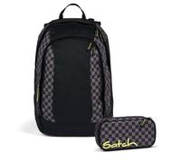Satch Air Schulrucksack Set 2tlg. inkl. Schlamperbox (Dark Skate)