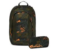 Satch Air Schulrucksack Set 2tlg. inkl. Schlamperbox (Jurassic Jungle)
