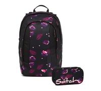 Satch Air Schulrucksack Set 2tlg. inkl. Schlamperbox (Mystic Nights)