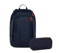 satch Air Schulrucksack Set 2tlg. inkl. Schlamperbox (Nordic Blue Skandi Edition)