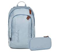 Satch Air Schulrucksack Set 2tlg. inkl. Schlamperbox (Nordic Ice Blue Skandi Edition)