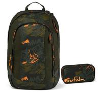 Satch Air Schulrucksack-Set 2tlg Jurassic Jungle