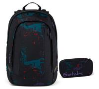 Satch Air Schulrucksack-Set 2tlg Night Vision