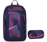 Satch Air Schulrucksack-Set 2tlg Seismic Pink