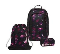 Satch Air Schulrucksack Set 3tlg. inkl. Schlamperbox und Sportbeutel (Mystic Nights)