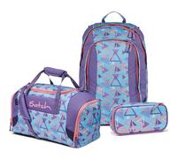 Satch Air Schulrucksack Set 3tlg. inkl. Schlamperbox und Sporttasche (80s Dance)