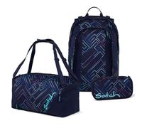 Schulrucksack-Set AIR Purple Laser 3-teilig, Kollektion 25/26