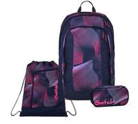 Satch Air Schulrucksack Set 3tlg. inkl. Sportbeutel (Seismic Pink)