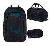 Satch Air Schulrucksack-Set 3tlg Night Vision