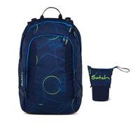 Satch Air Skandi Edition Schulrucksack Set 2tlg. inkl. Pencil Slider (Blue Tech)
