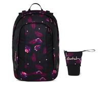 Satch Air Skandi Edition Schulrucksack Set 2tlg. inkl. Pencil Slider (Mystic Nights)