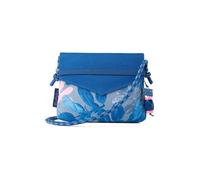 Satch Clutch kleine Umhängetasche Schminktasche mit Kordelzug und Spiegel für Teenager Summer Soul - Blau