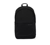 Satch Fly - Rucksack für die Freizeit, Rückenpolster, großes Hauptfach - All Black - Black