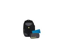 Satch Match Bundle Schulrucksack-Set ab 5. Klasse, ergonomisch, 3-teilig, 35 L Stauraum, standfest, Organisationstalent Dark Skate - Schwarz