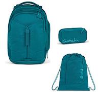 Satch Match Deep Petrol 3tlg Schulrucksack-Set