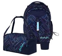 Satch Match Pencil Slider Edition Schulrucksack Set 3tlg. inkl. Sporttasche (Purple Laser)