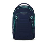 Satch Match Plus Schulrucksack, erweiterbar auf 35 Liter, ergonomisch, mit Fronttasche Ocean Mint - Blau