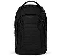 Satch match plus Schulrucksack, erweiterbar auf 35 Liter, ergonomisch, mit Fronttasche Blackjack - Schwarz