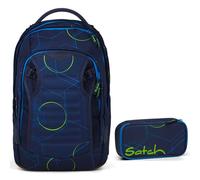 Satch Match Plus Schulrucksack-Set 2tlg Blue Tech