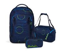 Schulrucksack-Set MATCH PLUS Blue Tech 3-teilig