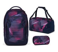 Satch Match Plus Schulrucksack-Set 3tlg Seismic Pink