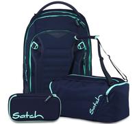 satch Match Plus Set Matchplus + Sporttasche + Schlamperbox Ocean Mint