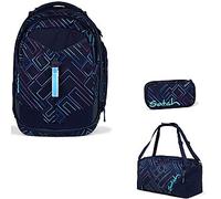 Satch Match Purple L 2024 3tlg Schulrucksack-Set