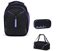 Satch Match Purple Phantom3tlg Schulrucksack-Set