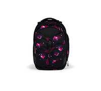 Satch Match Schulrucksack ab 5. Klasse, ergonomisch, erweiterbar auf 35 Liter, standfest, extra Fronttasche Mystic Nights - Schwarz