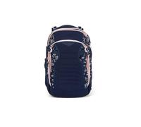 satch match Schulrucksack ergonomisch, erweiterbar auf 35 Liter, extra Fronttasche, Bloomy Breeze - Dunkelblau, Einheitsgröße EU