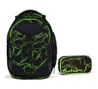 Satch Match Schulrucksack-Set 2tlg Green Supreme 2.0