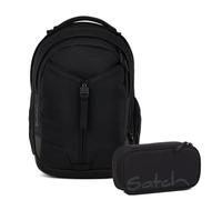 Satch Match Schulrucksack Set 2tlg. inkl. Schlamperbox (Blackjack)