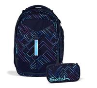 satch Match Schulrucksack Set 2tlg. (Purple Laser)