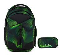 Satch Match Schulrucksack-Set 2tlg Seismic Green