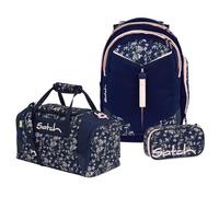 Satch Match Schulrucksack Set 3tlg. (Bloomy Breeze) inkl. Schlamperbox und Sporttasche
