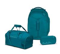 satch Match Schulrucksack Set 3tlg. (Deep Petrol) inkl. Schlamperbox und Sporttasche