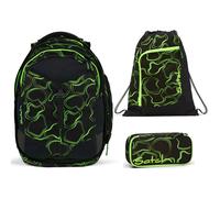 Satch Match Schulrucksack-Set 3tlg Green Supreme BU