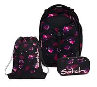 Satch Match Schulrucksack Set 3tlg. inkl. Schlamperbox und Sportbeutel (Mystic Nights)