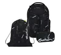 Satch Match Schulrucksack Set 3tlg. inkl. Schlamperbox und Sportbeutel (Ninja Matrix)